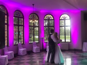 wedding dj uplighting - djonetime.com